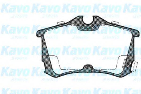 KAVO PARTS BP2035 Комплект гальмівних колодок, дискове гальмо