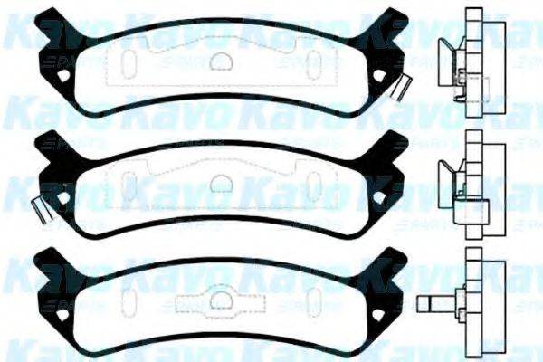 KAVO PARTS BP3009 Комплект гальмівних колодок, дискове гальмо