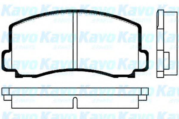 KAVO PARTS BP5503 Комплект гальмівних колодок, дискове гальмо