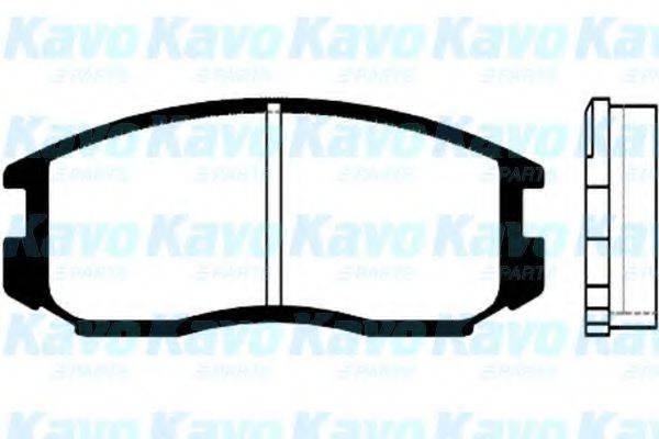 KAVO PARTS BP5514 Комплект гальмівних колодок, дискове гальмо