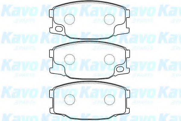 KAVO PARTS BP5544 Комплект гальмівних колодок, дискове гальмо