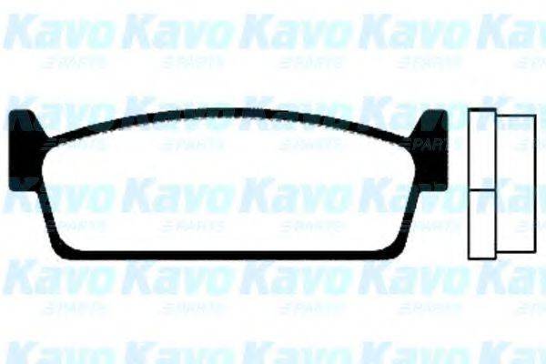 KAVO PARTS BP6544 Комплект гальмівних колодок, дискове гальмо