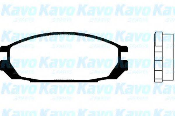 KAVO PARTS BP6546 Комплект гальмівних колодок, дискове гальмо