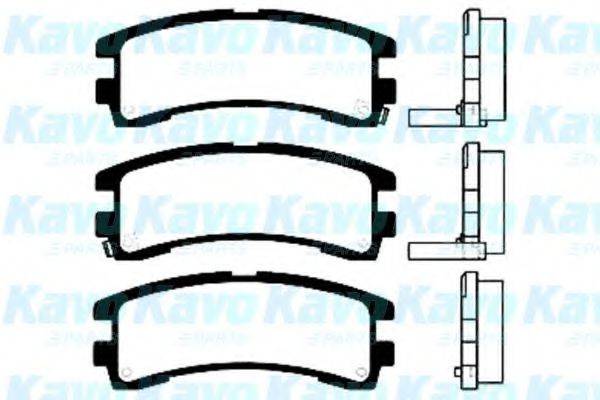 KAVO PARTS BP6553 Комплект гальмівних колодок, дискове гальмо