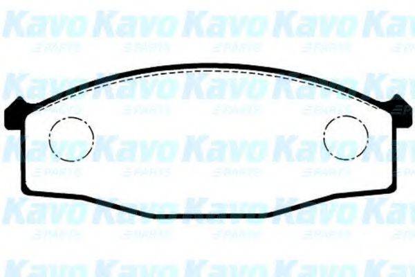 KAVO PARTS BP6560 Комплект гальмівних колодок, дискове гальмо