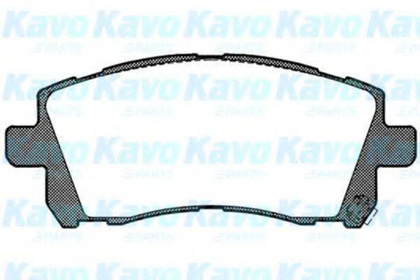 KAVO PARTS BP8010 Комплект гальмівних колодок, дискове гальмо