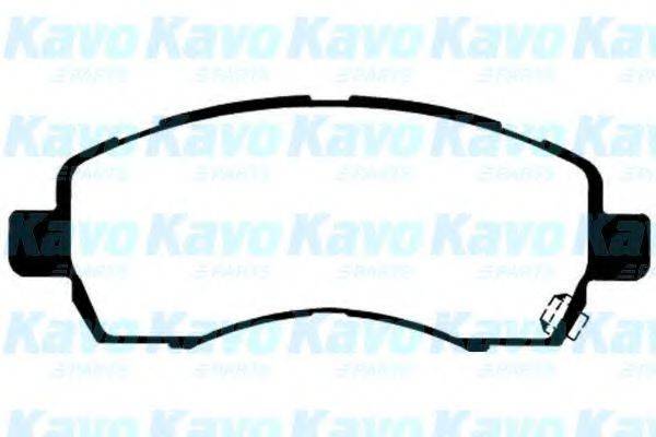 KAVO PARTS BP8011 Комплект гальмівних колодок, дискове гальмо