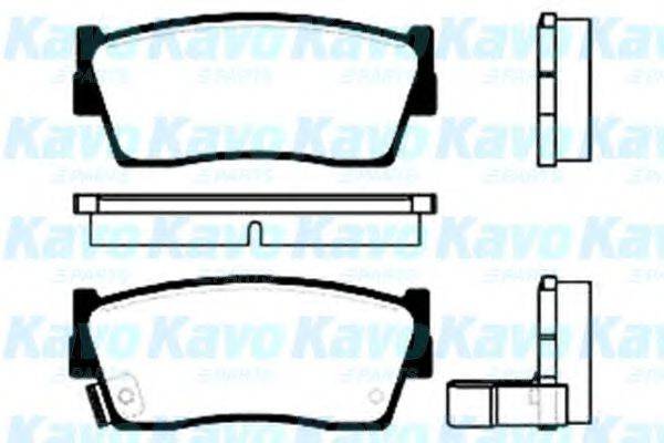 KAVO PARTS BP8505 Комплект гальмівних колодок, дискове гальмо