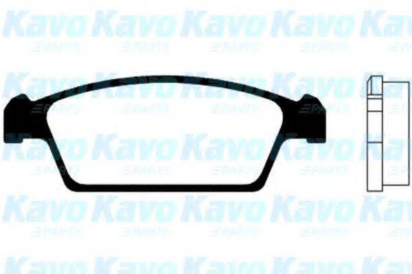 KAVO PARTS BP8508 Комплект гальмівних колодок, дискове гальмо