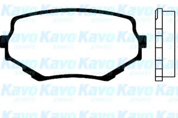 KAVO PARTS BP8512 Комплект гальмівних колодок, дискове гальмо