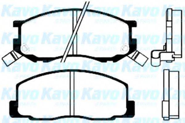 KAVO PARTS BP9007 Комплект гальмівних колодок, дискове гальмо