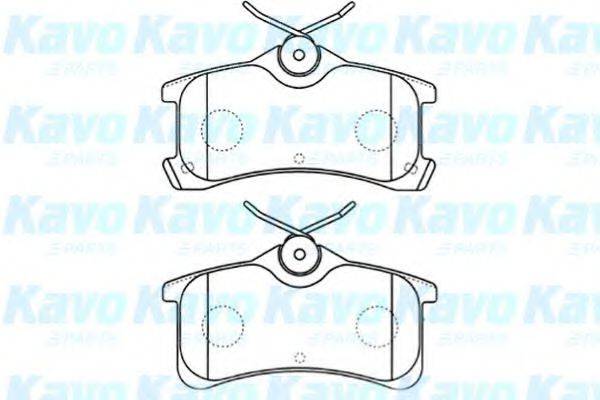 KAVO PARTS BP9081 Комплект гальмівних колодок, дискове гальмо