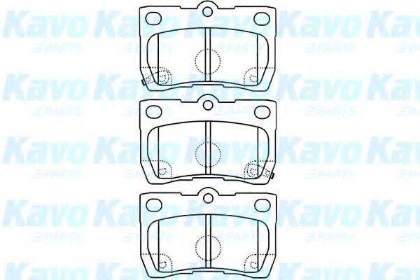 KAVO PARTS BP9099 Комплект гальмівних колодок, дискове гальмо