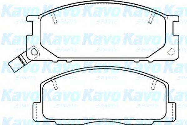 KAVO PARTS BP9101 Комплект гальмівних колодок, дискове гальмо