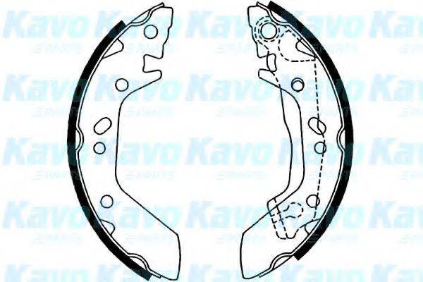 KAVO PARTS BS3412 Комплект гальмівних колодок