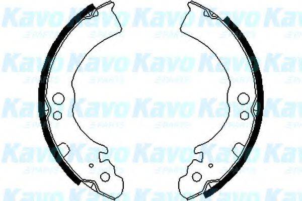 KAVO PARTS BS7403 Комплект гальмівних колодок