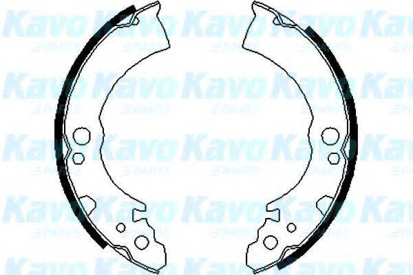 KAVO PARTS BS7404 Комплект гальмівних колодок