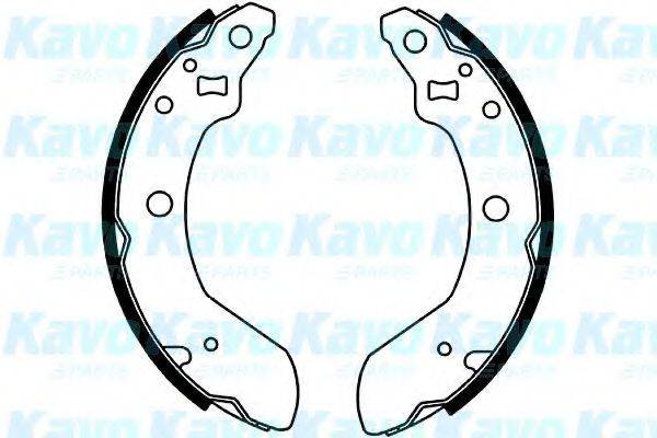 KAVO PARTS BS8919 Комплект гальмівних колодок