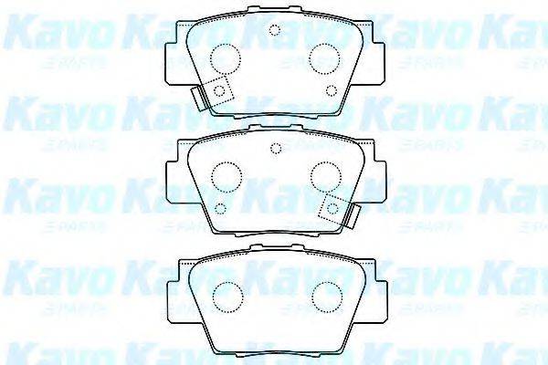 KAVO PARTS BP2040 Комплект гальмівних колодок, дискове гальмо