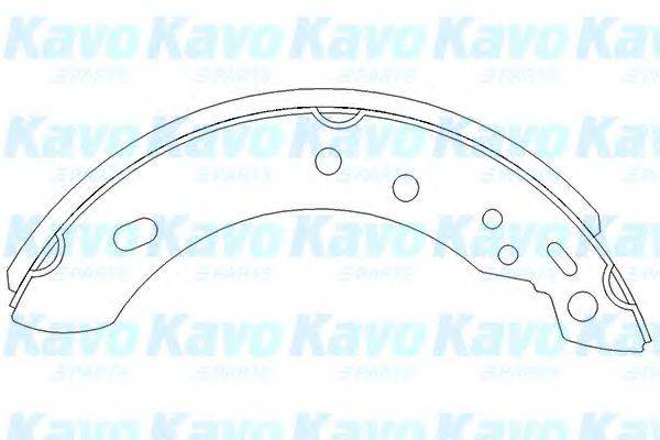 KAVO PARTS KBS7401 Комплект гальмівних колодок