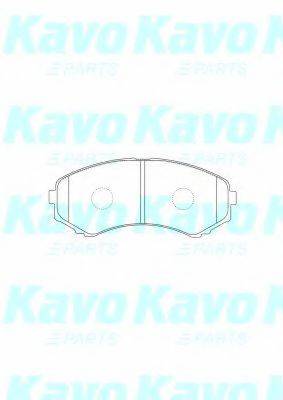 KAVO PARTS BP4575 Комплект гальмівних колодок, дискове гальмо