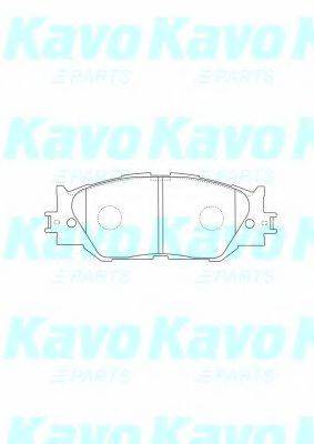 KAVO PARTS BP9114 Комплект гальмівних колодок, дискове гальмо