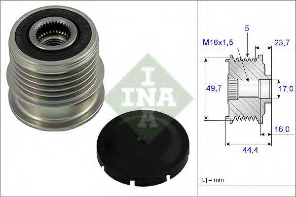 INA 535001110 Механізм вільного ходу генератора