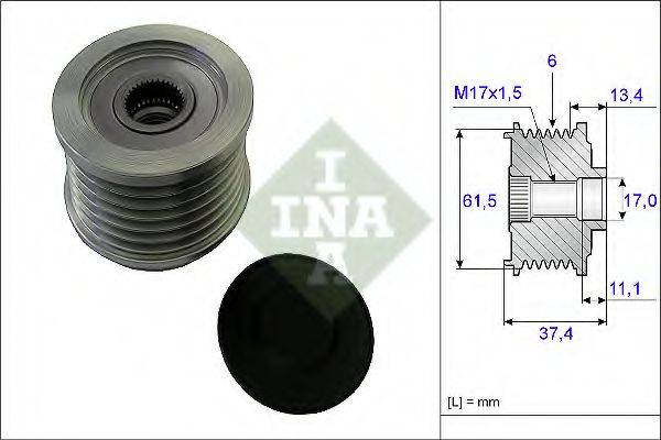 INA 535002310 Механізм вільного ходу генератора