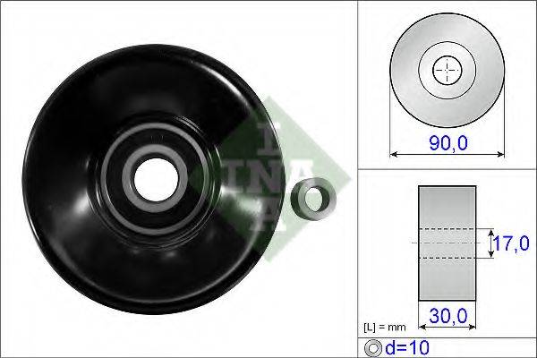 INA 532048710 Паразитний / провідний ролик, полікліновий ремінь
