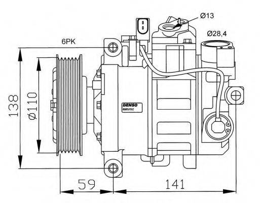 NRF 32229G Компресор, кондиціонер