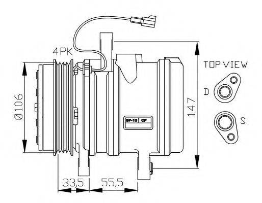 NRF 32436G Компресор, кондиціонер