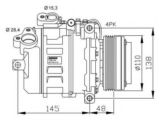 NRF 32465G Компресор, кондиціонер