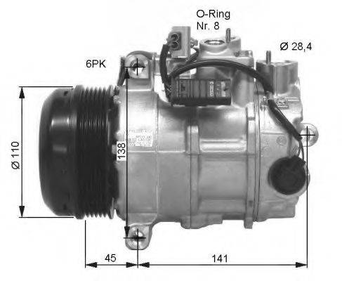 NRF 32676G Компресор, кондиціонер