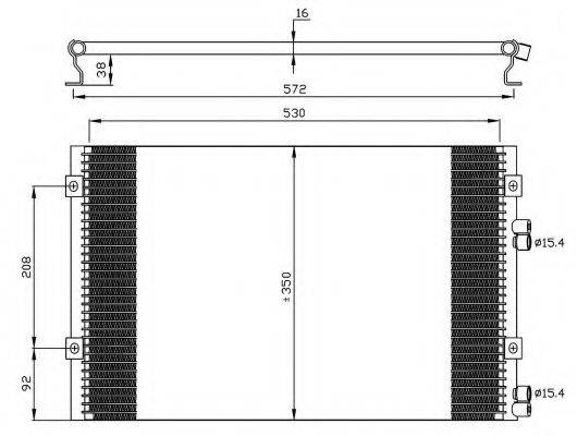 NRF 35608 Конденсатор, кондиціонер