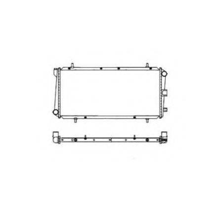 NRF 55439 Радіатор, охолодження двигуна