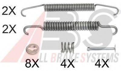 A.B.S. 0548Q Комплектуючі, гальмівна колодка