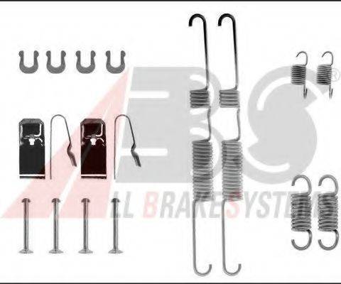 A.B.S. 0582Q Комплектуючі, гальмівна колодка