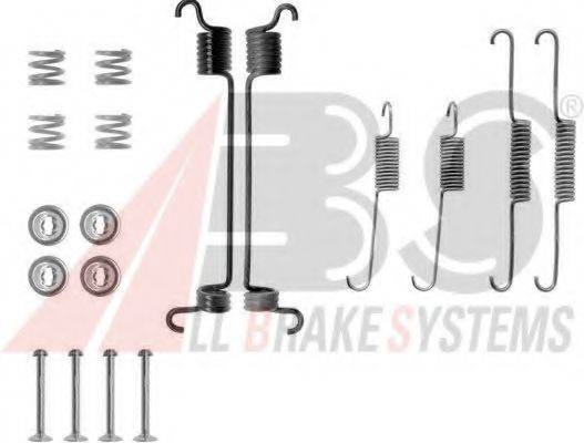 A.B.S. 0741Q Комплектуючі, гальмівна колодка