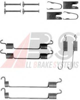 A.B.S. 0797Q Комплектуючі, гальмівна колодка