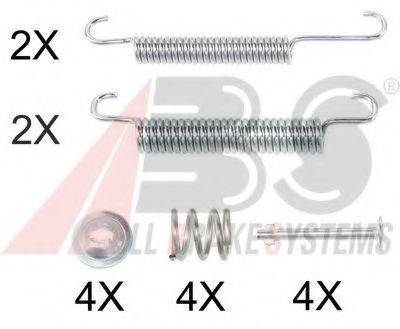 A.B.S. 0893Q Комплектуючі, стоянкова гальмівна система
