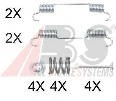 A.B.S. 0897Q Комплектуючі, стоянкова гальмівна система