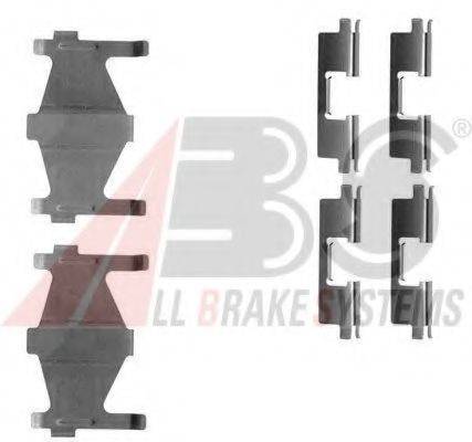 A.B.S. 1136Q Комплектуючі, колодки дискового гальма