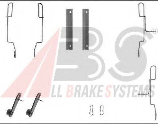 A.B.S. 1188Q Комплектуючі, колодки дискового гальма