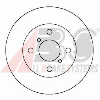 A.B.S. 15554 гальмівний диск