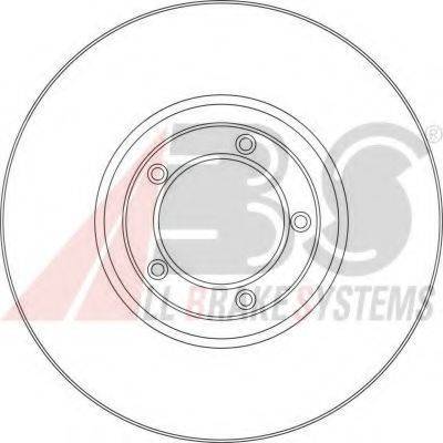 A.B.S. 15775OE гальмівний диск
