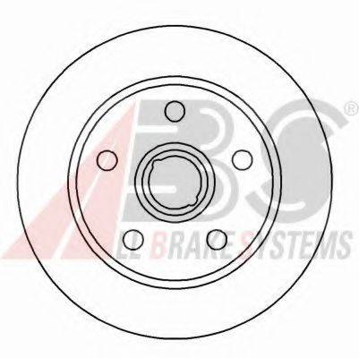 A.B.S. 15826 гальмівний диск