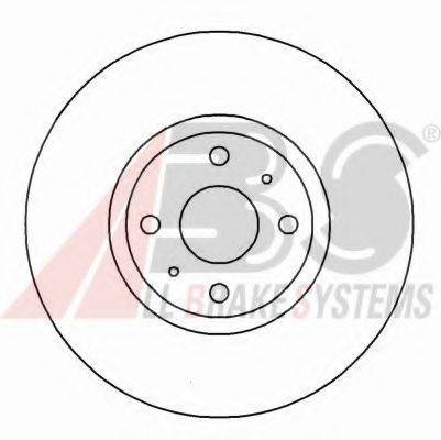 A.B.S. 16153OE гальмівний диск