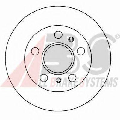 A.B.S. 16215OE гальмівний диск