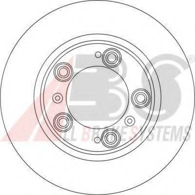 A.B.S. 17072 гальмівний диск
