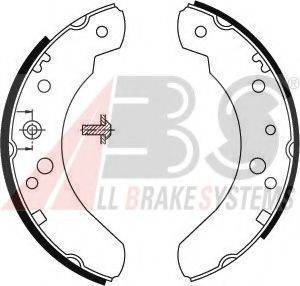 A.B.S. 8829 Комплект гальмівних колодок